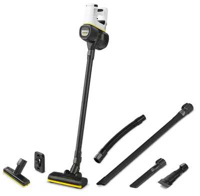 Aspirator vertical Karcher - VC 4 Cordless myHome Car, alb/negru