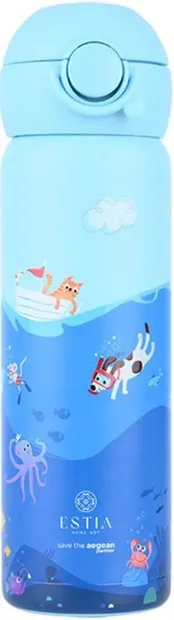 Sticlă termică pentru copii Estia Save The Aegean - Ocean Play, 500 ml