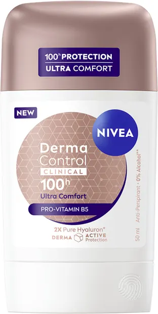 Stick antiperspirant Nivea Derma Control - Clinical Ultra Comfort, 50 ml