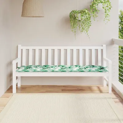 Gossi perna banca de gradina model frunze, 180x50x7 cm, textil oxford