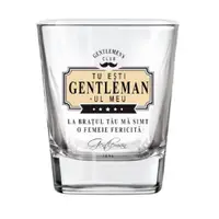 Pahar whisky "TU ESTI GENTLEMAN-UL MEU"