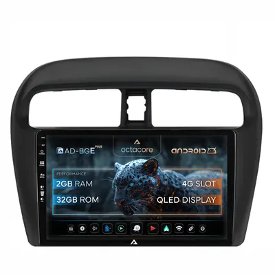 Navigatie Mitsubishi Space Star Mirage Attrage, Android, E-Octacore 2GB RAM + 32GB ROM, 9 Inch - AD-BGE9002+AD-BGRKIT267V3