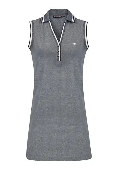 Rochie mini fara maneci - Gri
