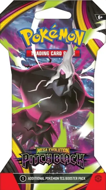 Pokemon TCG: Mega Evolution Pitch Black Sleeved Booster