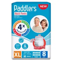 Scutece Incontinenta Adulti Paddlers, Tip Chilot, Marimea XL, 8 Bucati