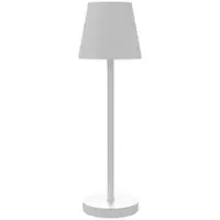 HOMCOM Lampă de Masă cu 3 Lumini Albe, Lampă de Birou Portabilă, Modernă cu Cablu Inclus, Ø11,2x36,5 cm, Alb | Aosom Romania