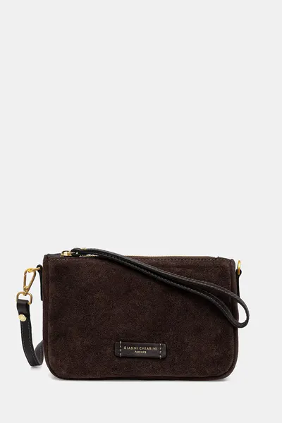 Gianni Chiarini geantă crossbody pentru femei din piele întoarsă NORA POUCH