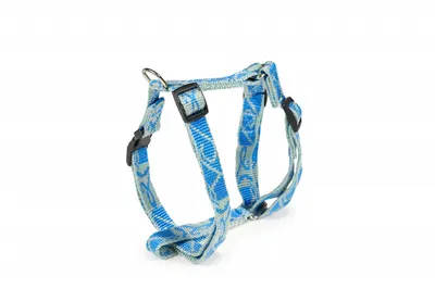 Ham ajustabil din nylon, albastru, usor de curatat, 40-60 cm x 1.5 cm