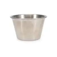 Bol mic argintiu pentru servire din metal 110 ml Serve – BonBistro