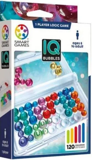 Smart Games - IQ Bubbles joc de logica cu 120 de provocari 7+ ani editie internationala
