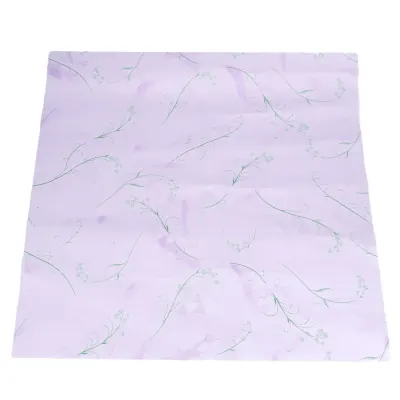 Foi de ambalat decorative model floral - mov (set 20 buc) 60x60cm