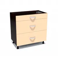 Corp inferior 80 cu 3 sertare metalice greutate Zebra cappuccino