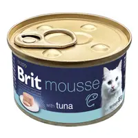 Conserva pentru pisici Brit Premium Mousse cu ton 85 gr
