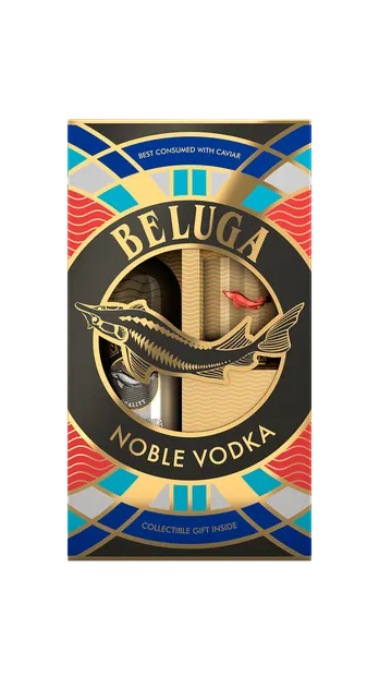 Beluga Noble Vodka 40% 0.7l Alc. + Pahar