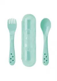 Set tacamuri copii cu suport de depozitare mint