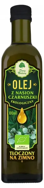 Ulei bio de chimen negru, presat la rece, 100 ml, Dary Natury
