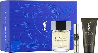 Yves Saint Laurent Set L'Homme - Apă de toaletă, 100 și 10 ml + Gel de duș, 50 ml
