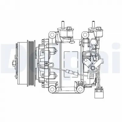 Compresor climatizare potrivit HONDA CR-Z, INSIGHT 1.3H 1.5H 04.09
