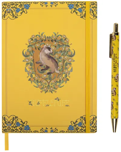 Set caiet cu pix CineReplicas Movies: Harry Potter - Hufflepuff