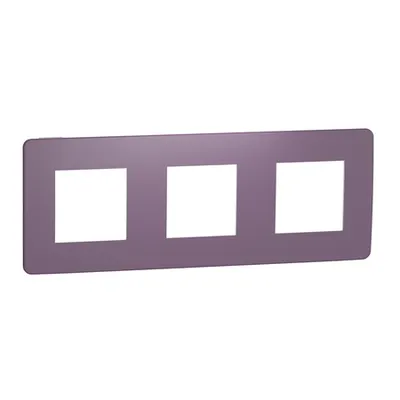 Placa ornament, Unica Studio Colsau, trei module, plum