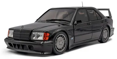Model de colecție SOLIDO Modern: Automobile - MERCEDES-BENZ 190 (W201) EVO II SOLIDO WORKS BLACK 1990