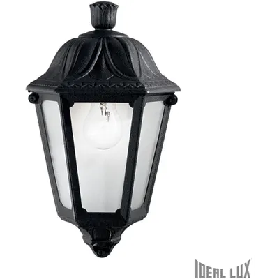Aplica pentru exterior Anna Mica, 1 bec, dulie E27, L:220 mm, H:350 mm, Negru