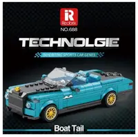 Constructor Reobrix Technologie - Rolls-Royce Tail Boat, 417 piese, albastru