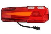 Stop spate dreapta MAVIC (LED, 12 24V, cu intermitent, cu far ceata, lumina de marsarier, cu stop, lumina de parcare, reflector triunghiular, lungime cablu: 0,5m, conector: AMP 7PIN Bayonet)