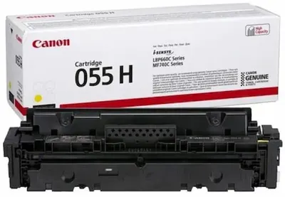 Cartuș toner Canon - CRG-055H, pentru i-SENSYS MF74x/LBP66x, galben