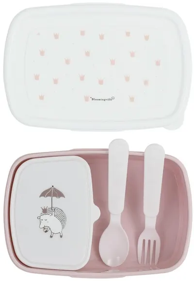 Set Bloomingville - cutii cu tacamuri, 4 piese, roz