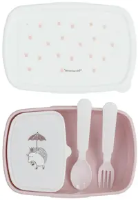 Set Bloomingville - cutii cu tacamuri, 4 piese, roz