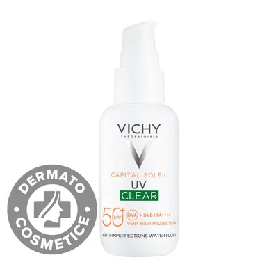Fluid apos anti-imperfectiuni cu SPF50+ Capital Soleil UV CLEAR, 40ml, Vichy