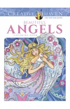Creative Haven Beautiful Angels Coloring Book