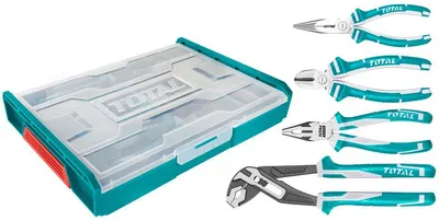 Set Clești in cutie - organizator TOTAL - 4 piese