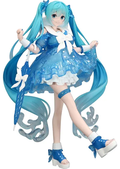 Statuetă FuRyu Animation: Hatsune Miku - Rainy Dance Miku, 19 cm