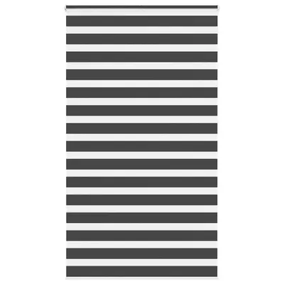 Gossi jaluzea tip zebra neagra latime tesatura 125,9 cm poliester