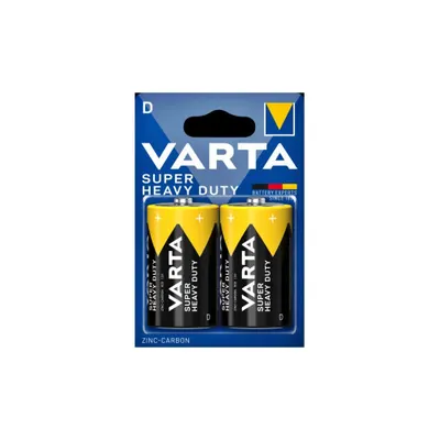Baterie Varta Super Heavy Duty R20 / D 1.5V Zinc-Carbon Cod: 556342
