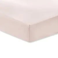 Cearșaf din bumbac satinat Bianca Classic 135 x 190 cm, roz