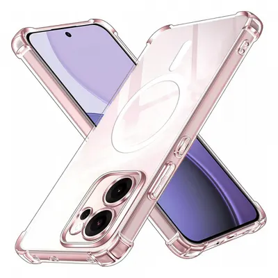 Husa MagSafe pentru Oppo Reno14 FS 5G / Reno14 F, Techsuit, Shockproof, Transparenta