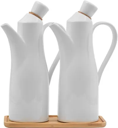 Suport pentru ulei și oțet Maison - Curve, pentru ulei/oțet, 2 x 800 ml