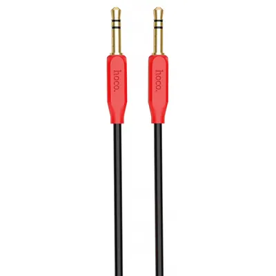 Cablu Audio 3.5mm - 3.5mm HOCO UPA11, 1m, Negru