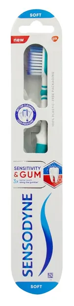 Periuta de dinti Sensitivity & Gum Soft, 1 bucata, Sensodyne