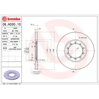 Disc frana BREMBO 08.A530.10