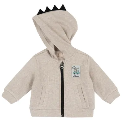 Cardigan copii Chicco, bej cu model, 07532-67MFCO