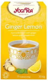 Ceai cu ghimbir și lămâie, 17 pliculețe, Yogi Tea