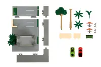 Set joaca - Fast & Furious - Cafeneaua lui Toretto cu 2 masinute