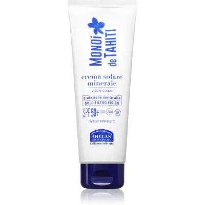 Helan MONOÏ de TAHITI Mineral Sun Cream SPF50+ cremă pentru plaja pentru fata si corp 125 ml