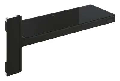 Raft sistem dus Grohe SPA Aqua Pure, 231 x 91 mm, metal/acril, mat, negru, 101677KF00