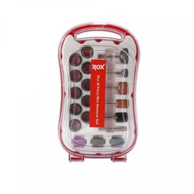 Set accesorii pentru masina de gaurit si frezat ROX Wood 153ROX0076, 40 piese