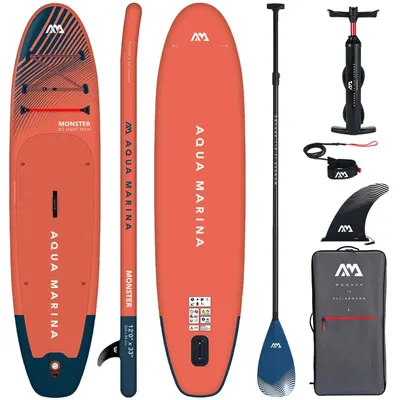 Stand Up Paddle gonflabil AQUA MARINA MONSTER SUP Board CARBON paddle